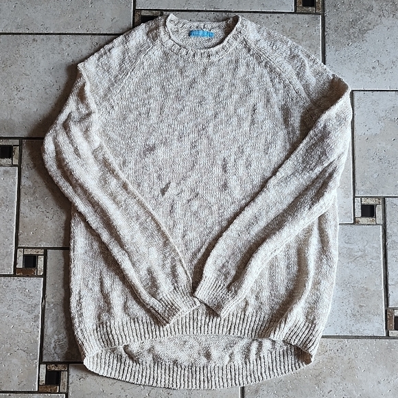 J. McLaughlin Sweaters - J. McLaughlinBeige Knit Crewneck Sweater Medium